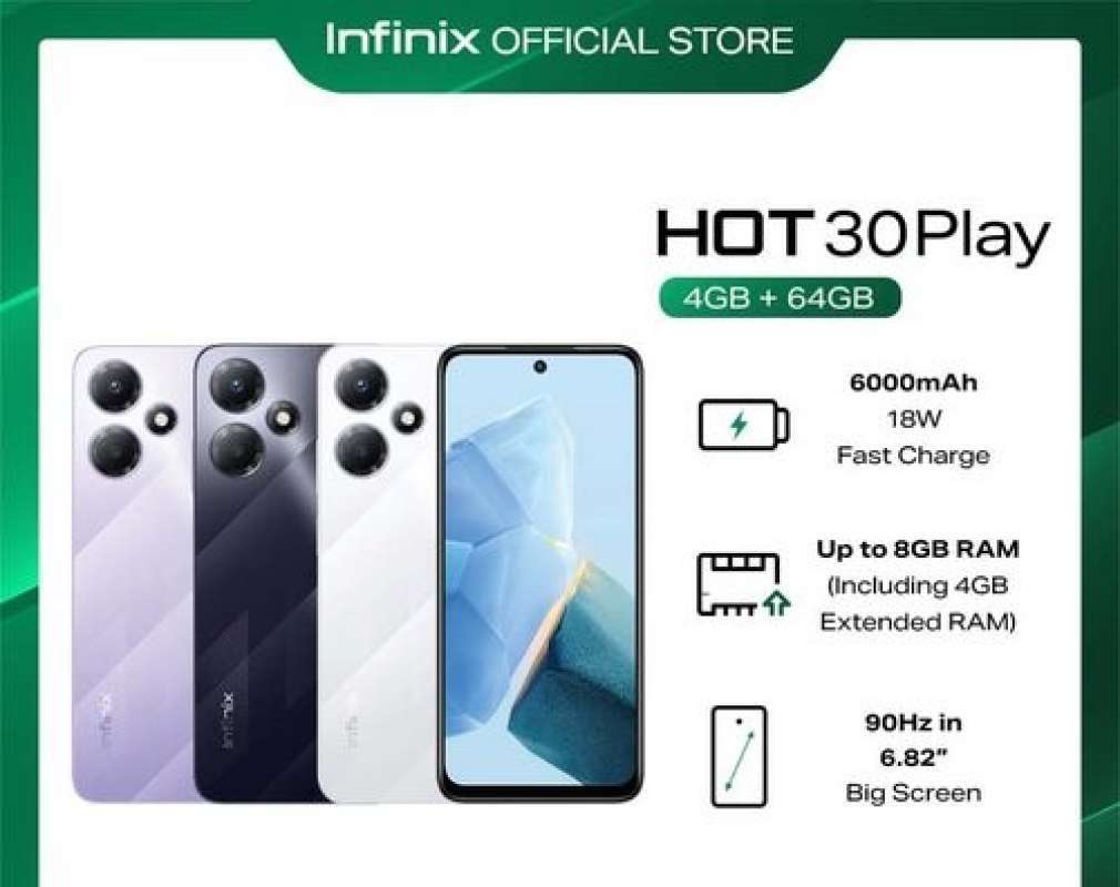 Infinix Hot 30 Play - Harga Terbaru April 2024 | Blibli