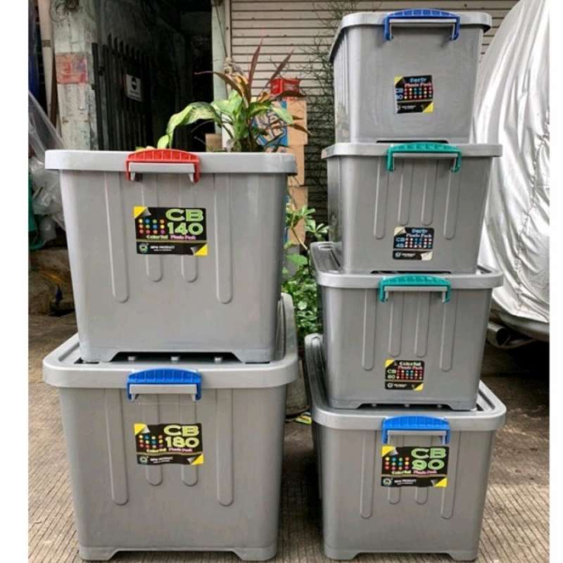 Promo Ezy Container Box 150 Liter Jumbo Tebal Kuat Tahan Banting Ezybox ...