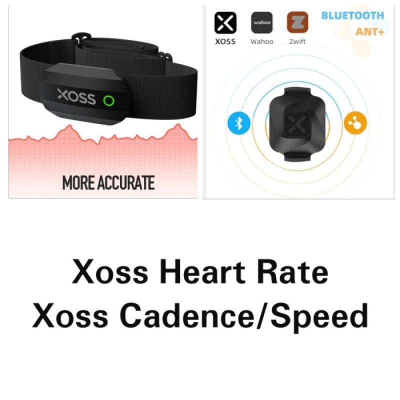 Promo Paket Sensor Xoss Cadence Dan Xoss Heart Rate Paket Xoss Cadence