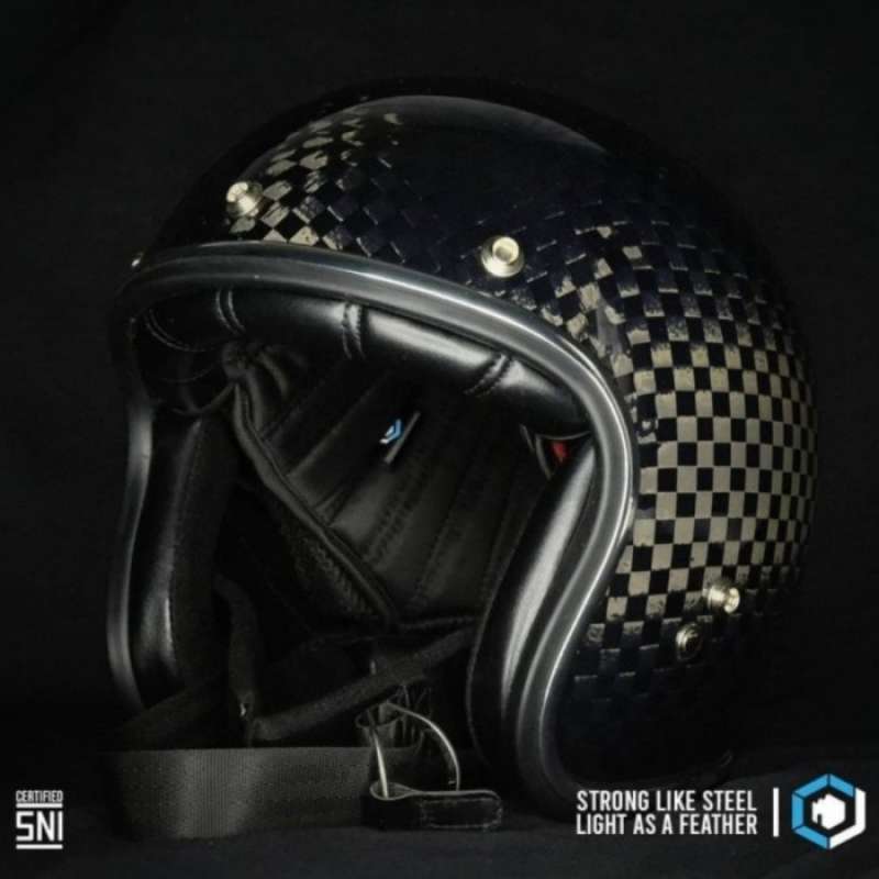 Promo HELM RETRO CARBON SRT500 HELM RETRO SNI JERICH RETRO SEAESAW