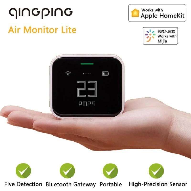 Promo Xiaomi Qingping Air Quality Detector Monitor Lite Pm2.5 Humidity ...