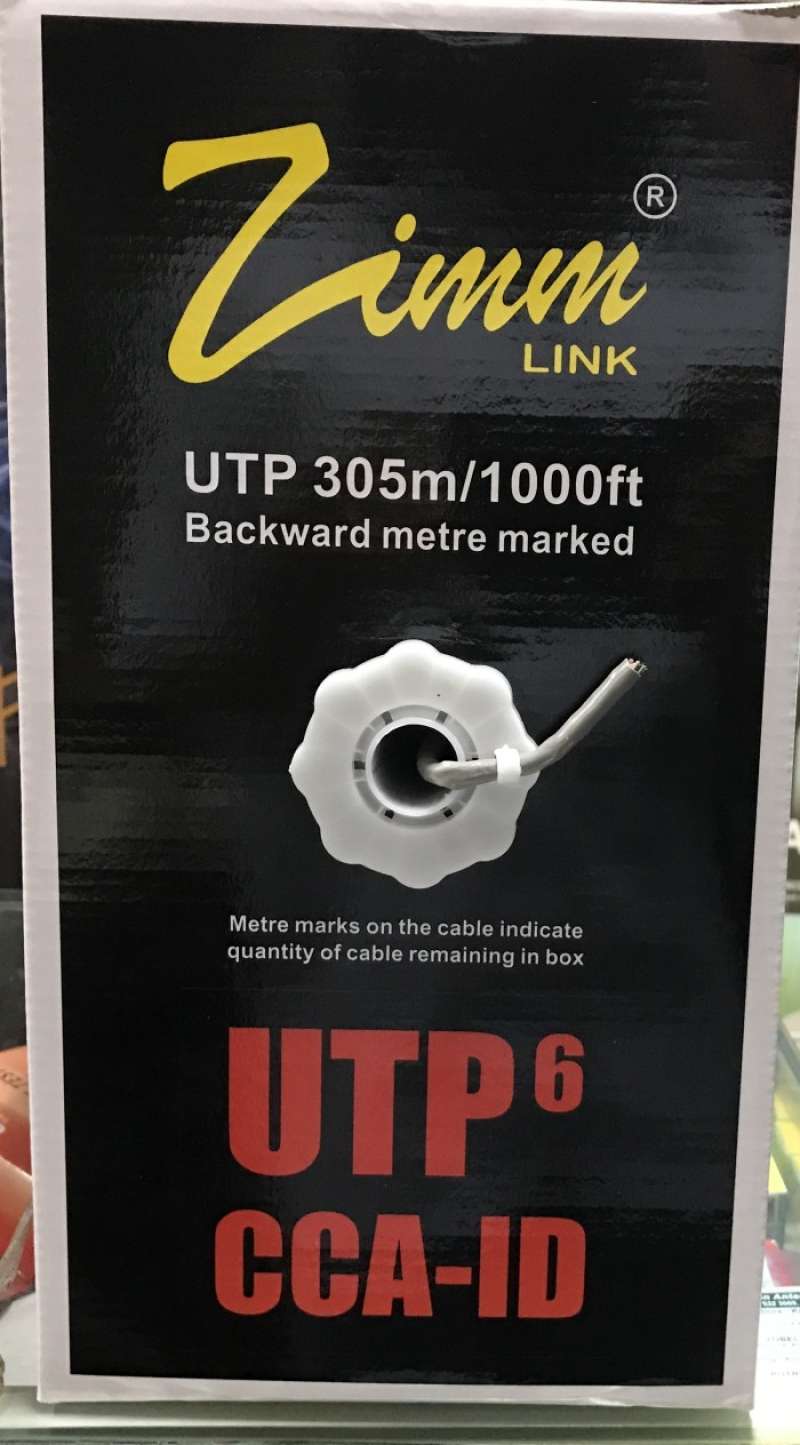 Promo Kabel Utp Cat6 Zimm Link Diskon 23% Di Seller Alice Otoparts ...