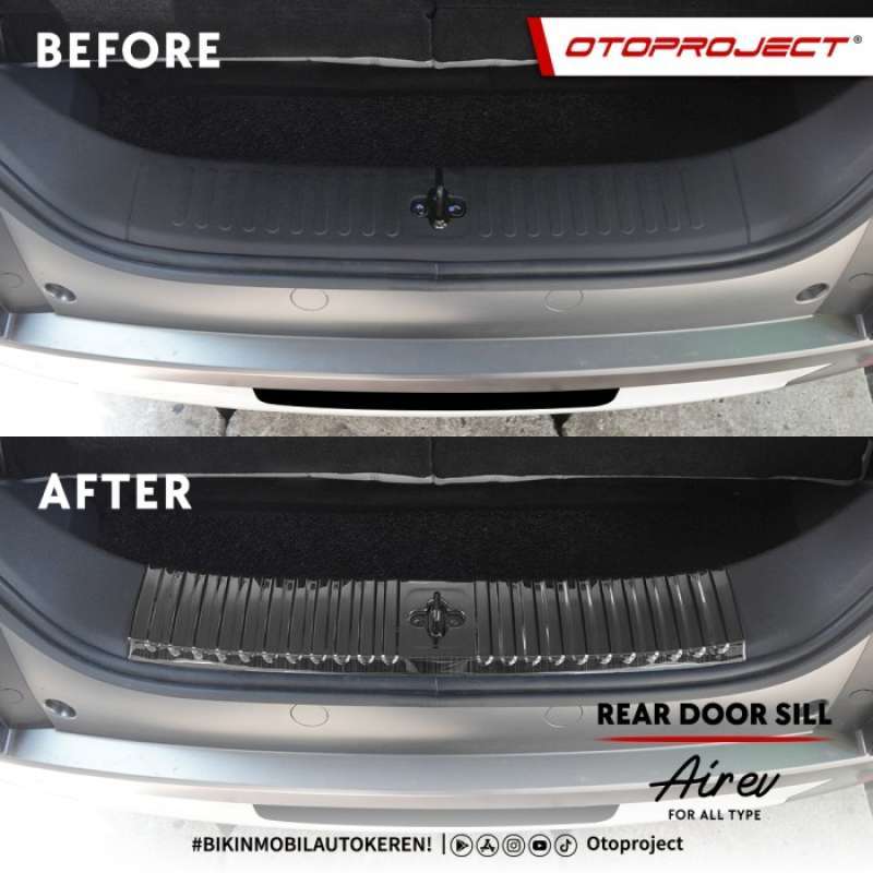 Promo Rear door sill plate pintu bagasi otoproject Wuling Air Ev 2023
