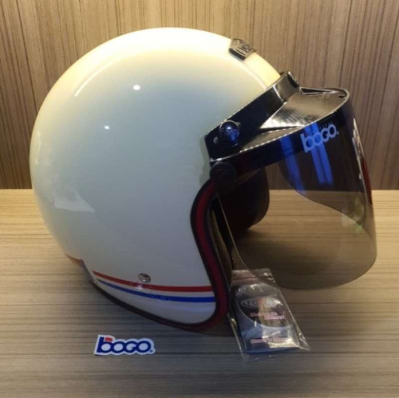 Promo Helm Half Face Retro Ukuran Xxl Besar Big Size Sni Cat Kualitas
