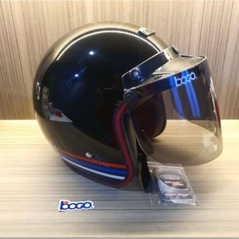 Promo Helm Half Face Retro Ukuran Xxl Besar Big Size Sni Cat Kualitas