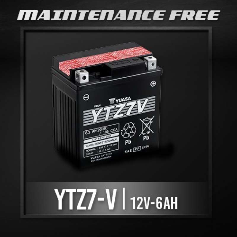 Promo AKI YUASA YTZ7V ORI MOTOR NMAX LAMA AEROX 155 OLD LEXI SPRINT LX