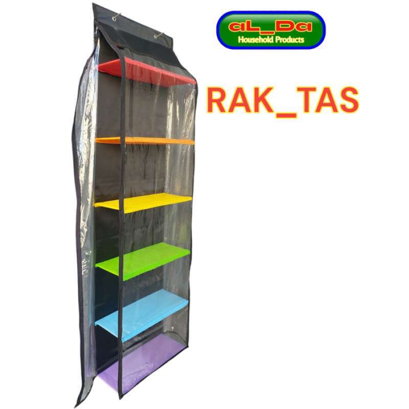 RAK TAS GANTUNG ORILO PELANGI RAK TAS JUMBO PELANGI ORILO
