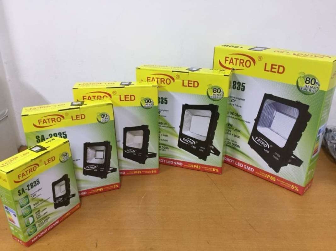 Promo KAP LAMPU SOROT LED SMD FATRO 20 W SA-2835 Diskon 23% di Seller ...
