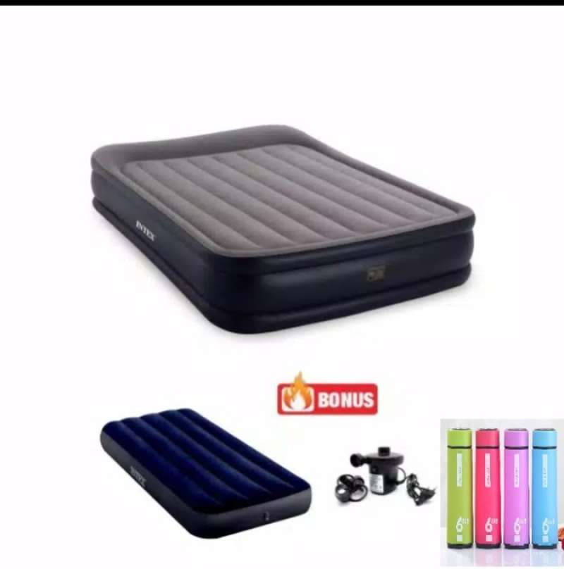 Harga intex sale deluxe raised airbed