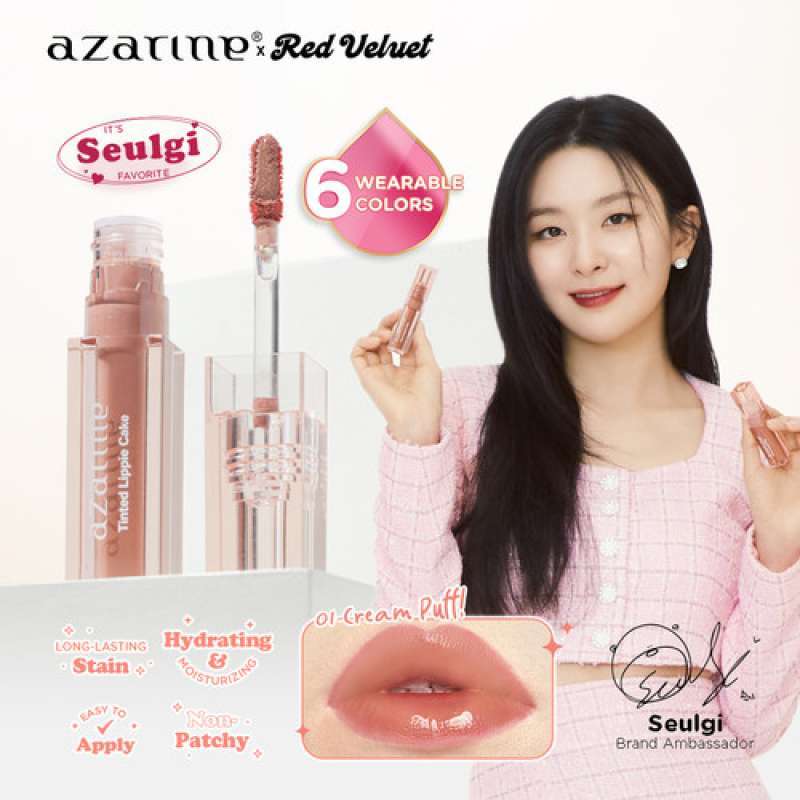 Jual [Azarine x Red Velvet] Tinted Lippie Cake Lip Tint ala Korea ...