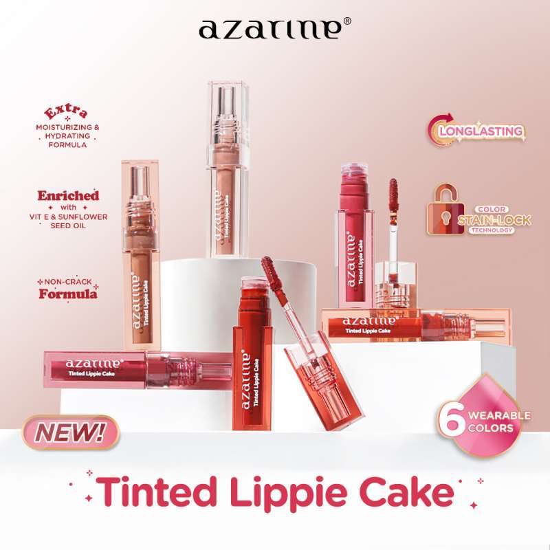 Jual [Azarine x Red Velvet] Tinted Lippie Cake Lip Tint ala Korea ...
