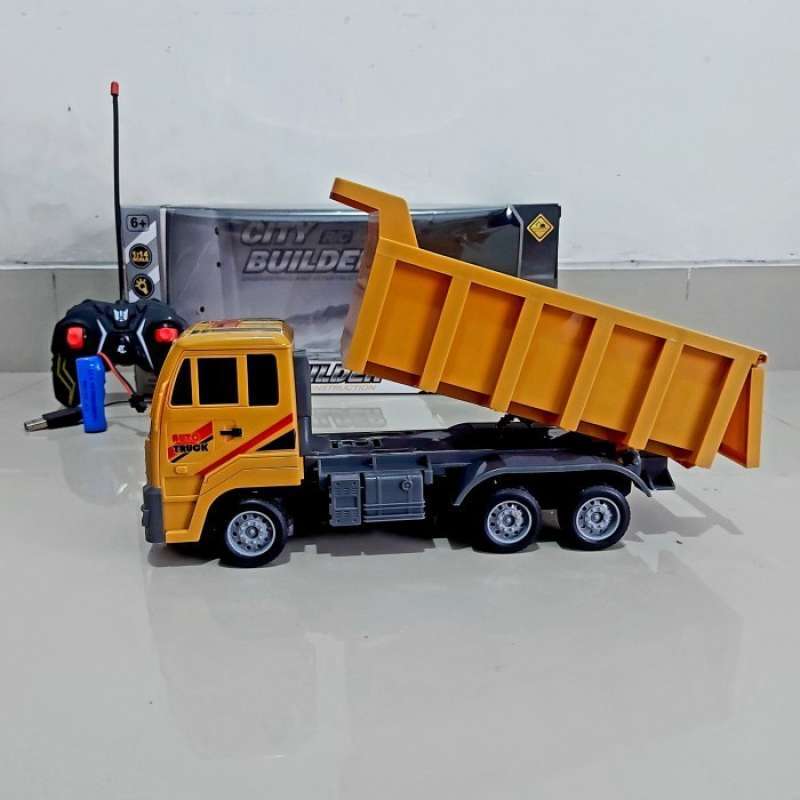 MAINAN RC DUMP TRUCK ANAK COWOK MOBIL RC TRUK PASIR ANAK EDUKATIF GANI12