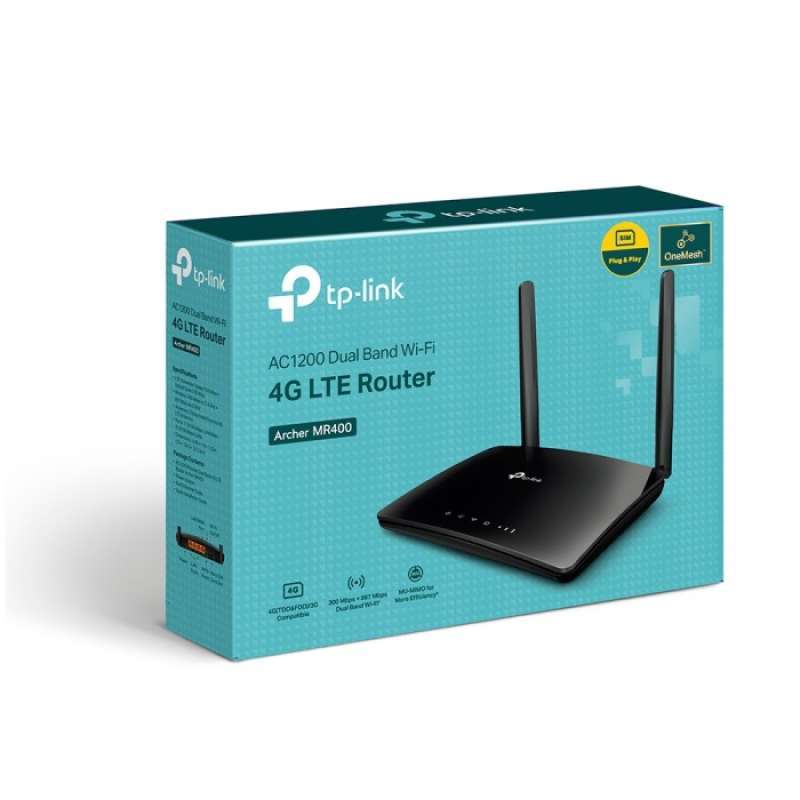 Jual TP-Link Archer MR400 AC1200 4G LTE Modem Wireless Router - MR400 ...