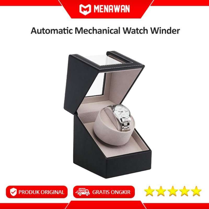 Promo Automatic Watch Winder Dislay Kotak Mesin Pemutar Jam Tangan