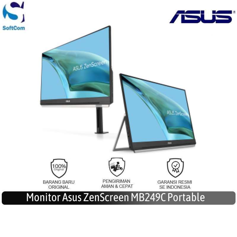 Promo Monitor Asus ZenScreen MB249C Portable 24inch FHD frameless