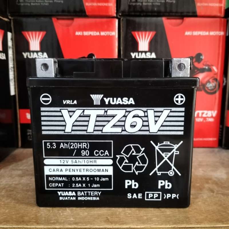 Promo Aki Yuasa YTZ6V Original New Nmax, New Aerox, Aerox Connected