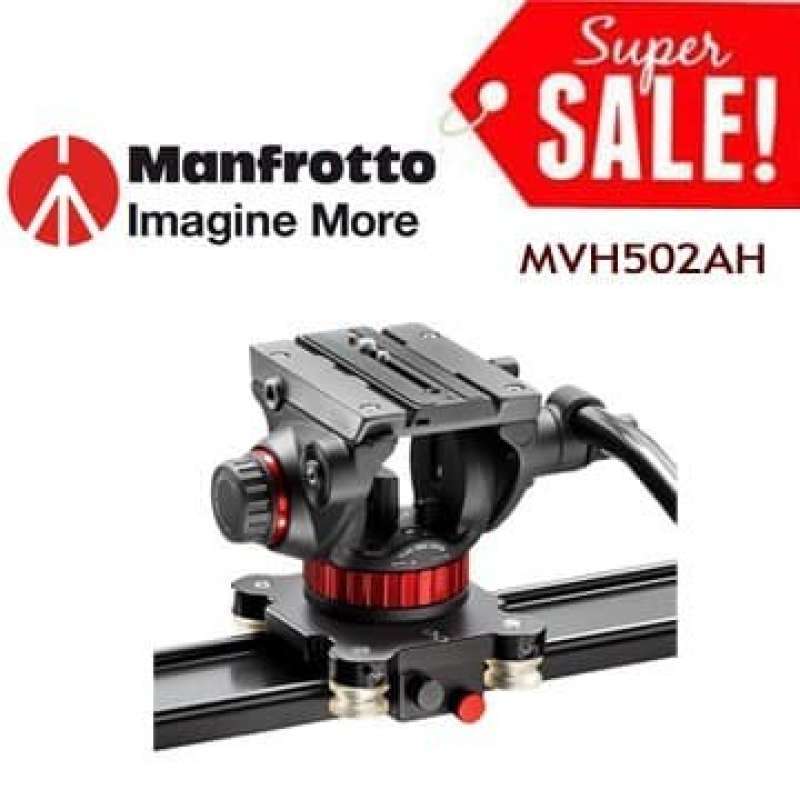 Promo Manfrotto 502AH Pro Video Head with Flat Base Diskon 23 di