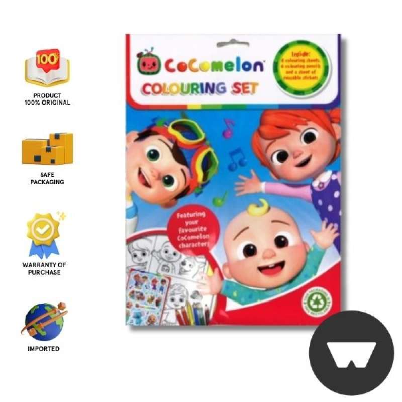 Jual Cocomelon Colouring Set Di Seller Wonderstore Official Store ...