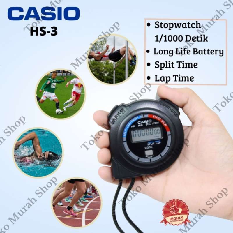 Casio hs 3 stopwatch clearance