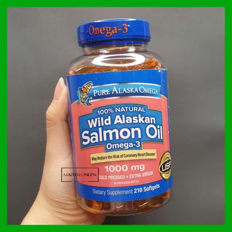 Promo Pure Alaska Omega Wild Salmon Oil 1000mg setara blackmores fish