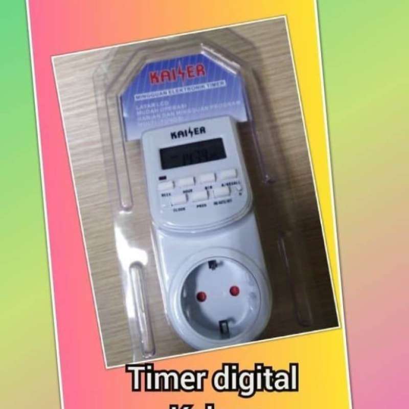 Jual stop kontak timer digital kaiser di Seller Grand Pasaraya