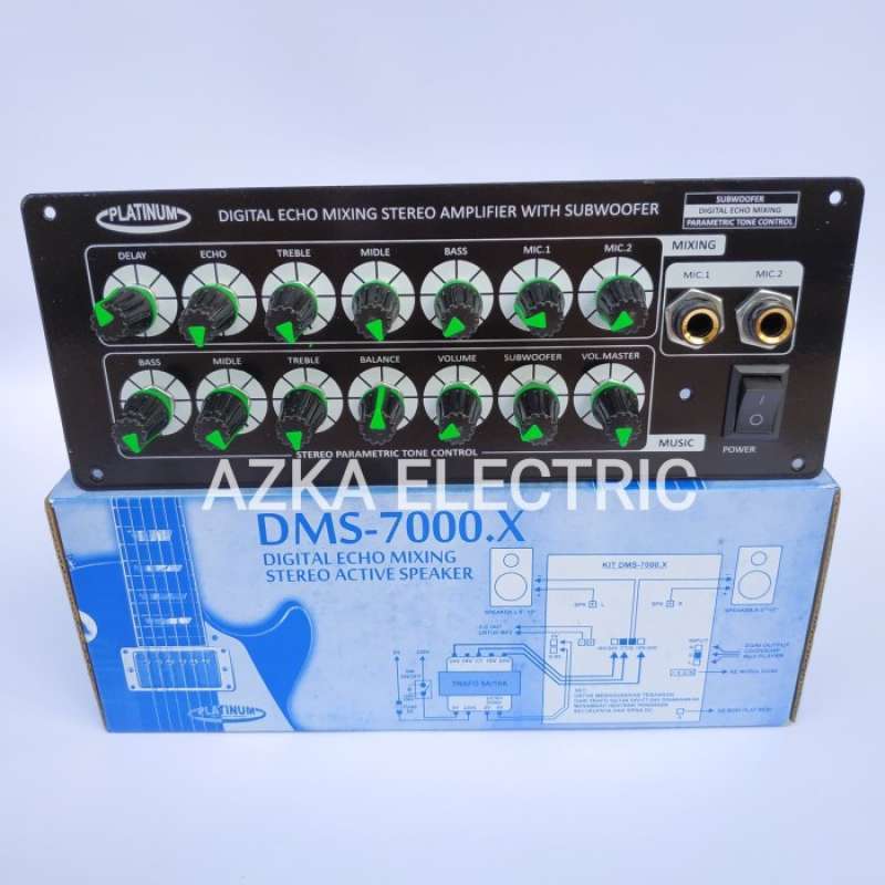 Promo Kit Power Amplifier Speaker Aktif Plus Digital Echo Mixing DMS