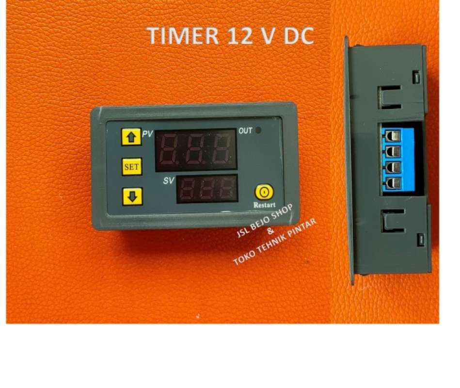 Promo TIMER DIGITAL LED DUAL DISPLAY 0999 ADJUSTABLE 12V MODUL RELAY