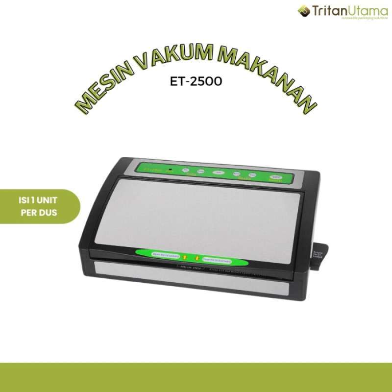 Promo Mesin Vacum Sealer Et2500 / Vacuum Sealer Makanan Basah Dan