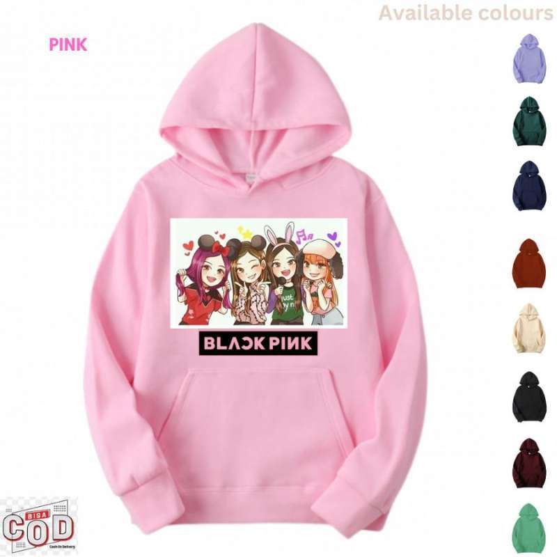 Jual Sweater Hoodie Jumper Anak Perempuan Anime Black Pink Usia 5 15 Tahun Merah Muda 9 10 Tahun Di Seller Raymorastore Rancamanyar Kab. Bandung Blibli