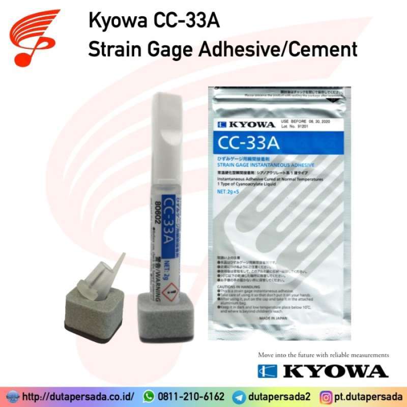 Promo Kyowa Cc33a Strain Gage Adhesive / Cement / Lem Diskon 23 Di