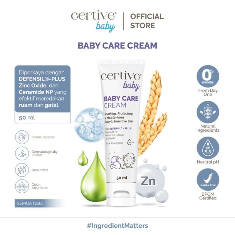 Promo Certive Baby Care Cream 50ml Diskon 50% Di Seller The Baby Shop ...