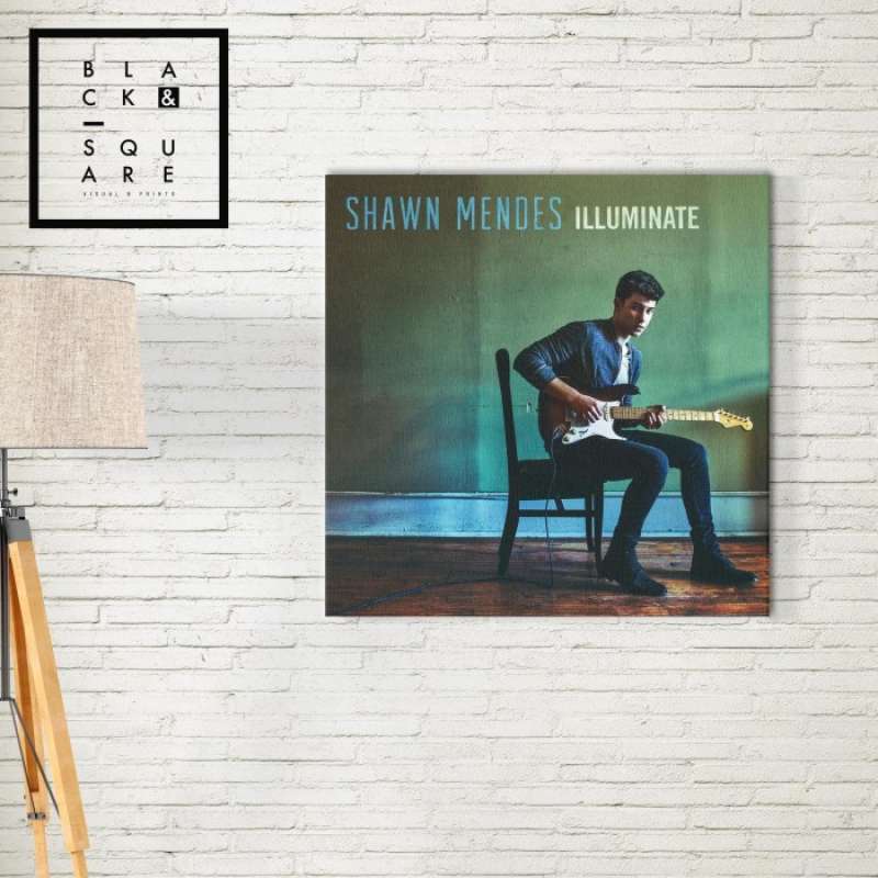 Promo New Shawn Mendes Cover & Concert Band Poster + Frame Borderless