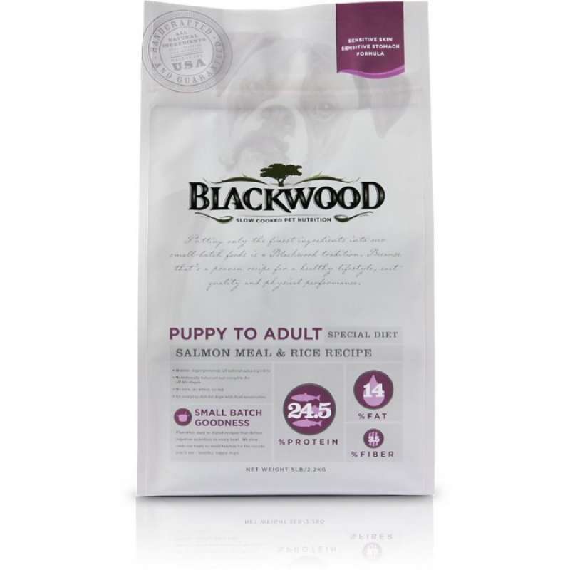 Promo 100 Produk Ori Blackwood Salmon Sensitive Skin Dog Food ( Puppy