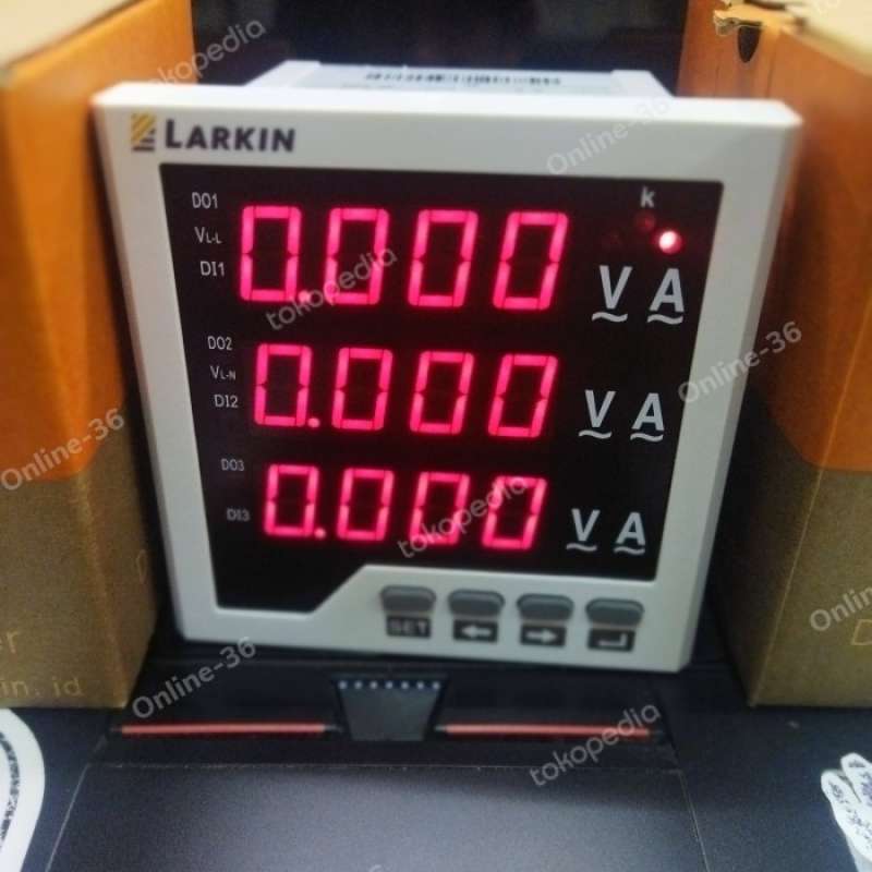 Promo LARKIN LR3UIF33 DIGITAL PANEL METER 3PHASE AMPERE/VOLT/HZ