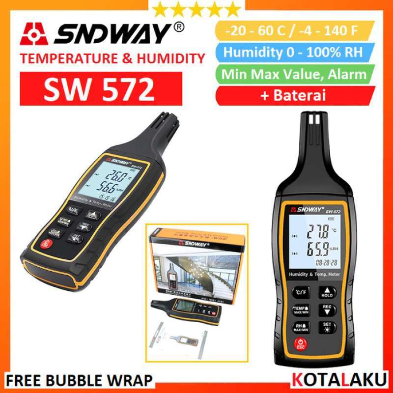 Promo HYGROMETER THERMOMETER HIGROMETER DIGITAL SNDWAY SW 572 ...