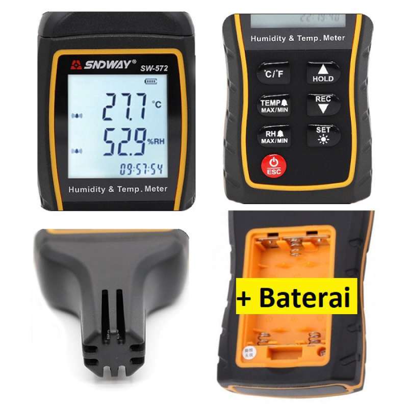 Promo HYGROMETER THERMOMETER HIGROMETER DIGITAL SNDWAY SW 572 ...