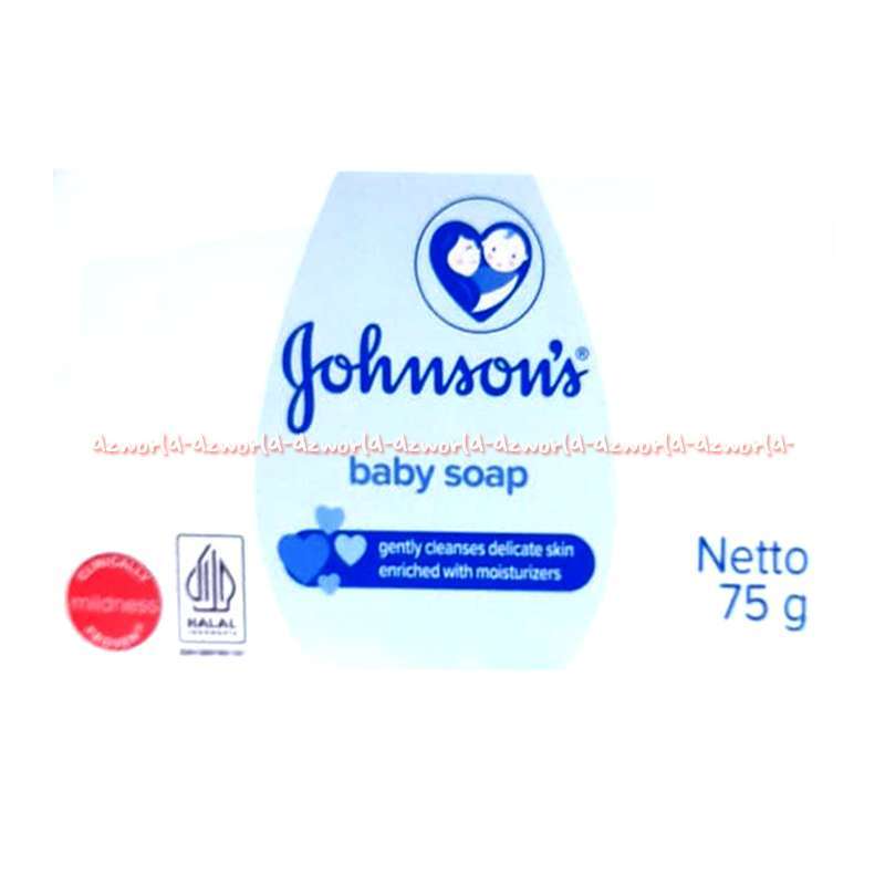 Johnson's Baby Milk Blossoms 75g Soap Sabun Bayi Batang Johnson Putih Pink  Biru Moisturizer Jonson Sabun Batangan