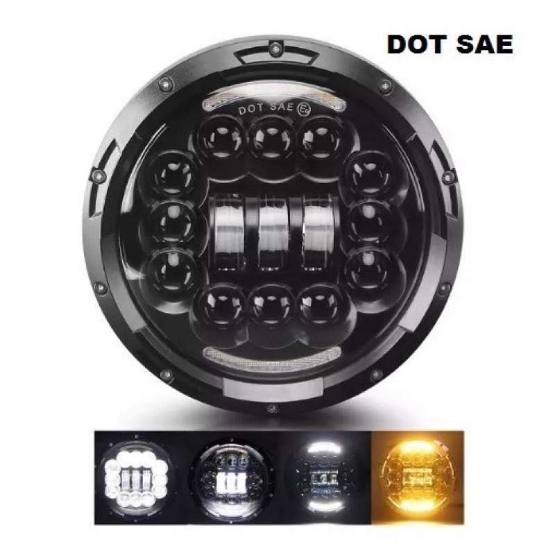 Promo Lampu LED DOT SAE Daymaker Spider Eye 7 Inchi Inci 90W Mobil ...