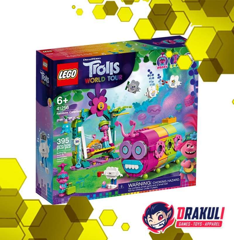 Lego trolls world tour rainbow caterbus 41256 hotsell