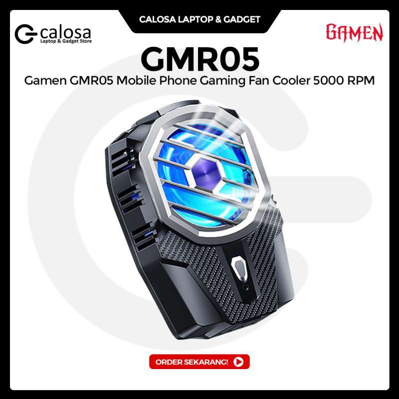 Jual Gamen GMR05 Mobile Phone Gaming Fan Cooler 5000 RPM Pendingin HP ...