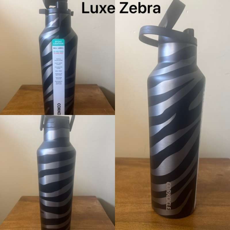 Promo READY NO PO CORKCICLE SPORT LUXE ZEBRA 20 OZ / 600 ML FROM US