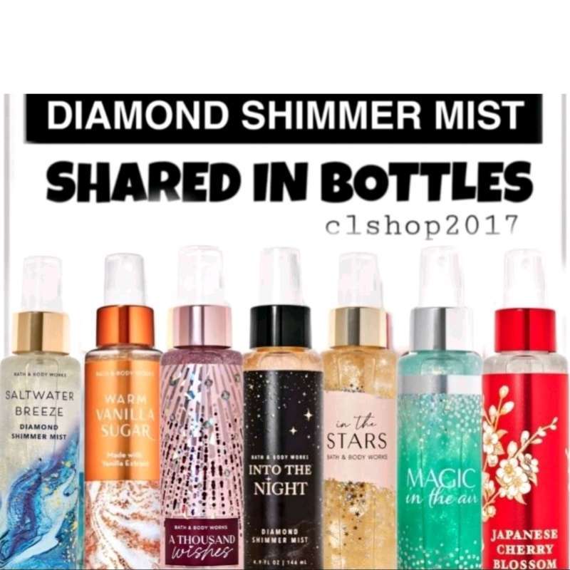 Promo Bbw Shimmer Mist Share In Bottle 20 Ml Japanese Cherry