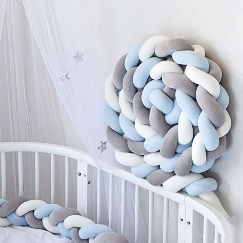 Pillow bumper for cot best sale
