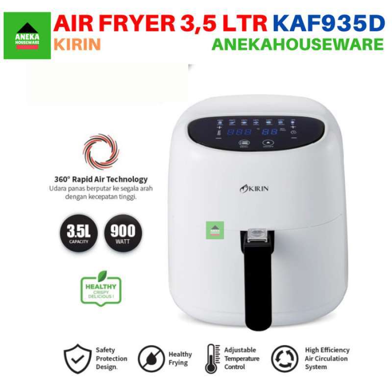 Promo Promo Deep Fryer Digital Air Fryer 3,5 L 900W Kaf 935D Alat