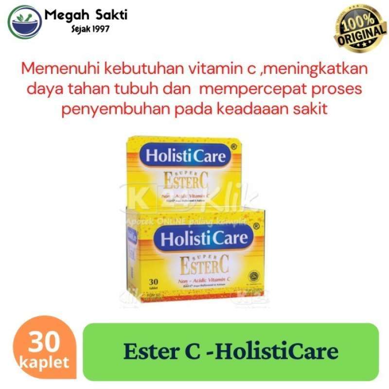 Promo Ester C Holisticare Vitamin C isi 30 Suplemen Imun Tubuh Diskon
