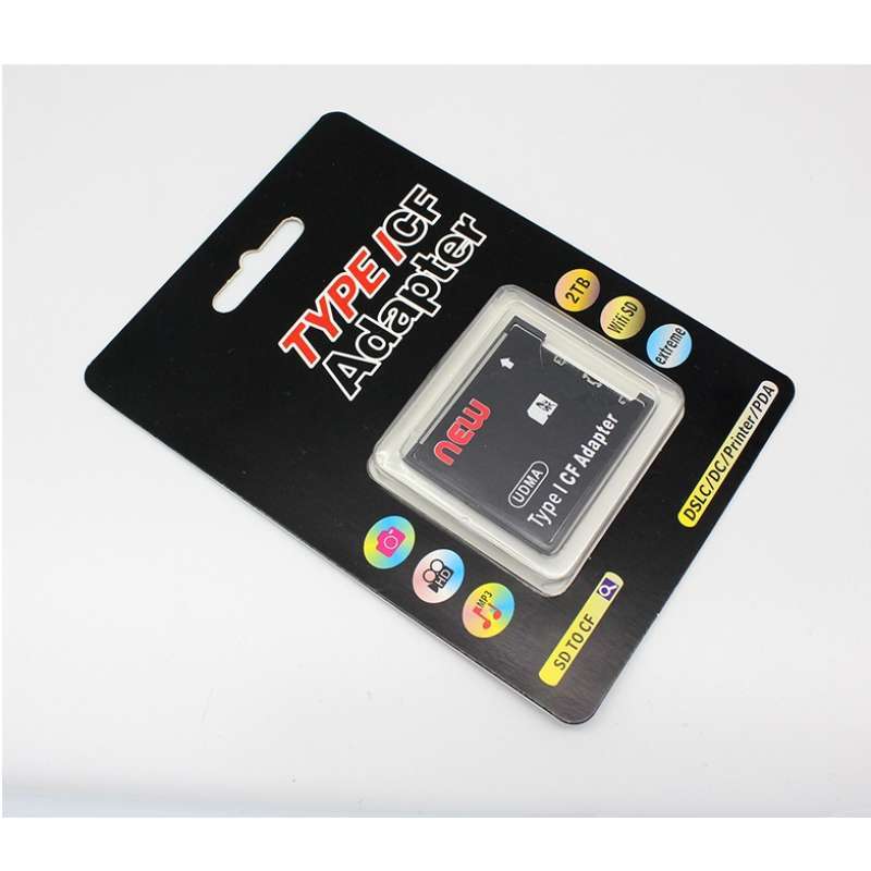 Promo Sdhc To Compact Flash Cf Type I Card Reader Adaptor Wl695