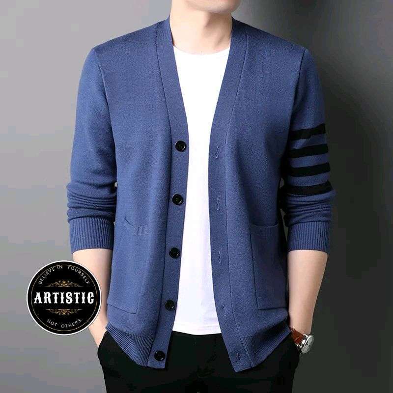 Cardigan Rajut pria Sweater Rajut Pria Korea