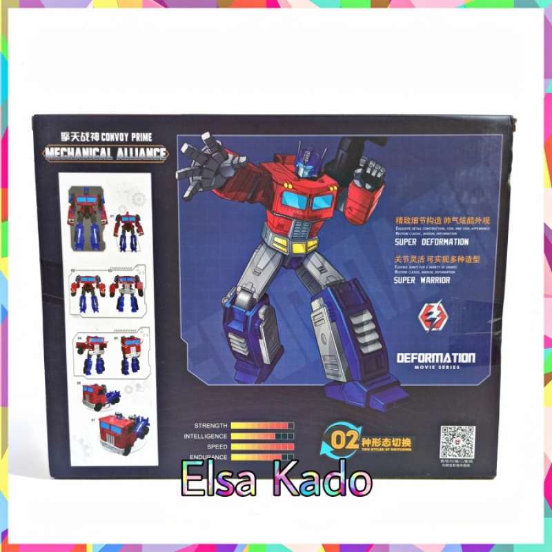 Promo Mainan Transformers Optimus Prime Bumblebee Robot Car Action ...