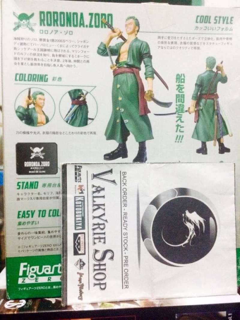 Promo Figuarts Zero Roronoa Zoro New World ver Ori BANDAI JPN Diskon 23 ...