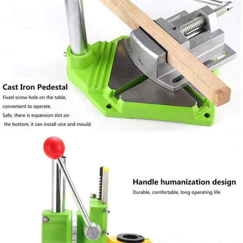 Jual ALLSOME Bracket Bor Electric Drill Bench Clamp Stand 6117 Kepala